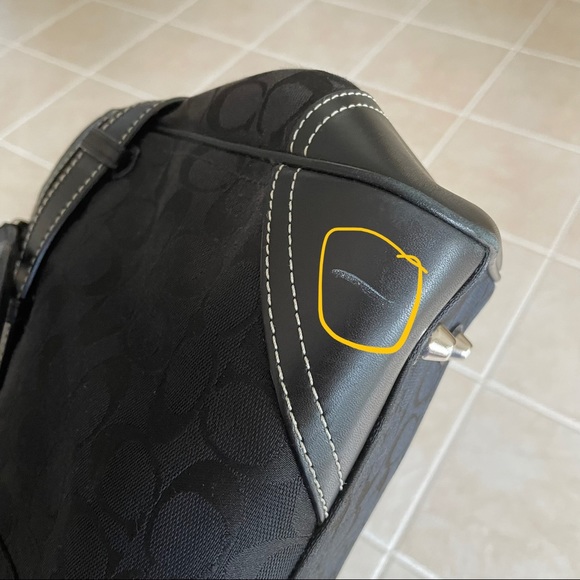 BLACK COACH PURSE - Picture 13 of 13